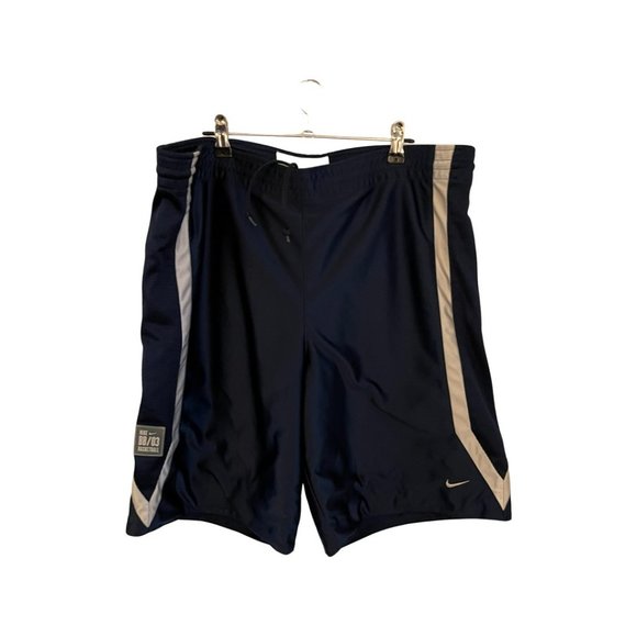 Nike Satin Dazzle Mixed Blue Bball Shorts - Size XL/XXL (No Tag) - Picture 1 of 2